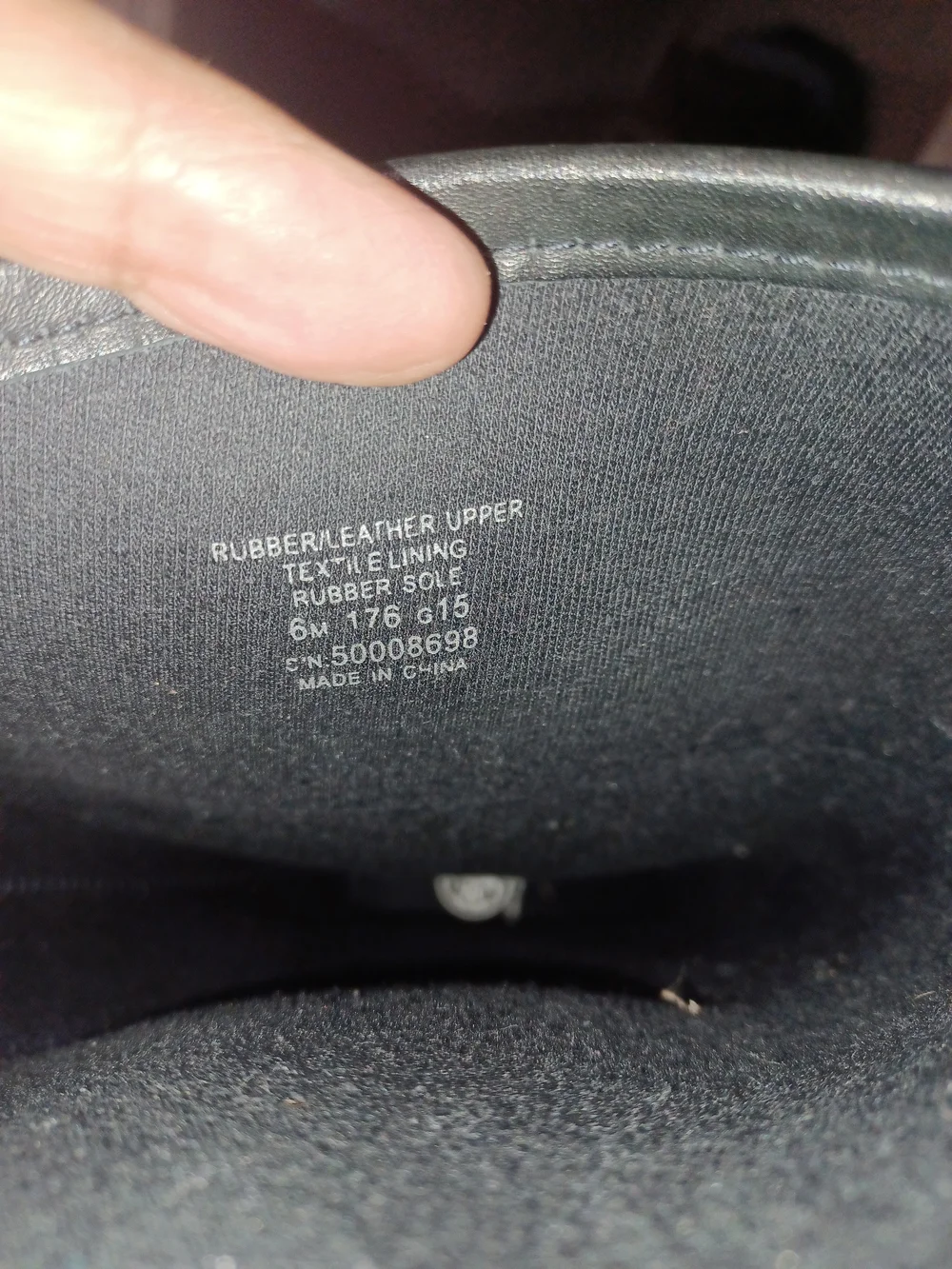 Tory Burch Black Logo Rain Boots